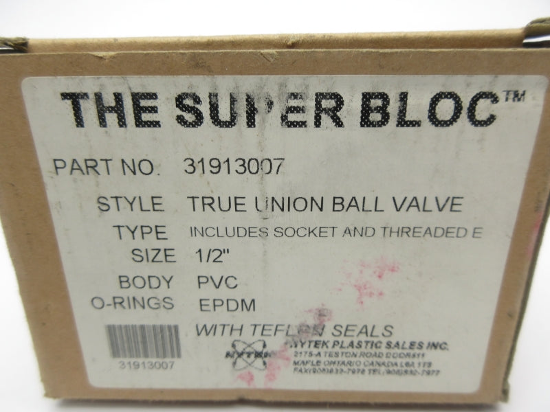 NYTEK PLASTIC SALES 31913007 1/2" NSMP