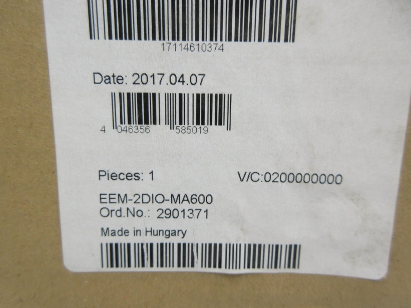 PHOENIX CONTACT EEM-2DIO-MA600 NSMP