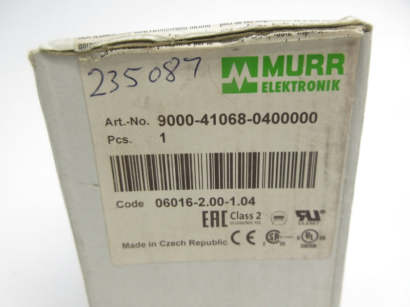 MURR ELEKTRONIK 9000-41068-0400000 NSMP