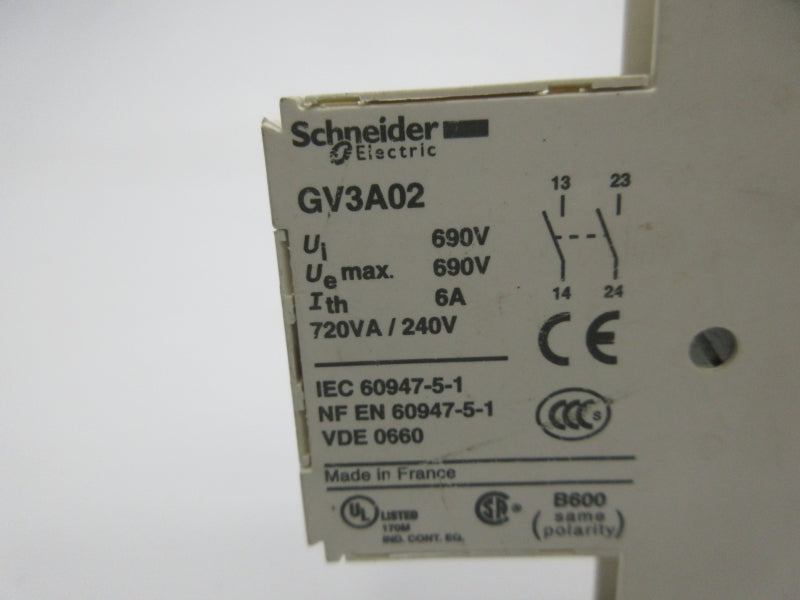 SCHNEIDER ELECTRIC GV3A02 UNMP