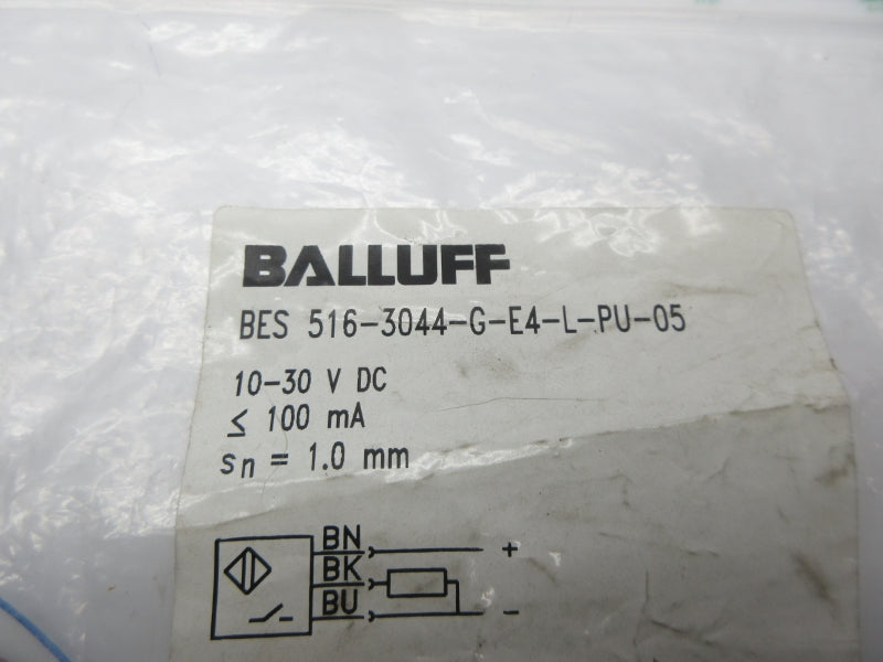 BALLUFF BES516-3044-G-E4-L-PU-05 10-30VDC NSMP