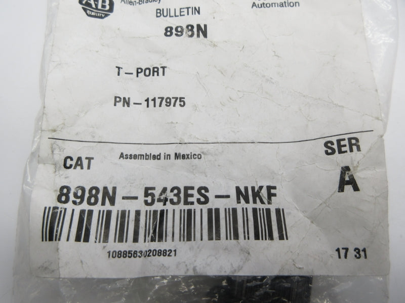 ALLEN BRADLEY 898N-543ES-NKF SER. A NSMP