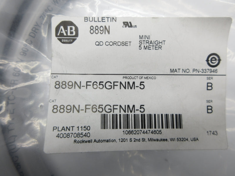 ALLEN BRADLEY 889N-F65GFNM-5 SER. B NSMP