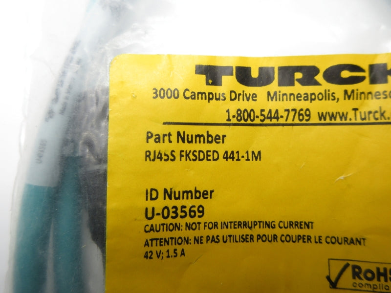 TURCK RJ45SFKSDED441-1M NSMP