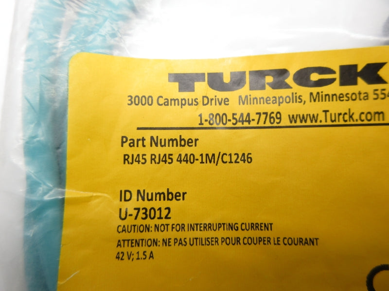 TURCK RJ45 RJ45440-1M/C1246 NSMP