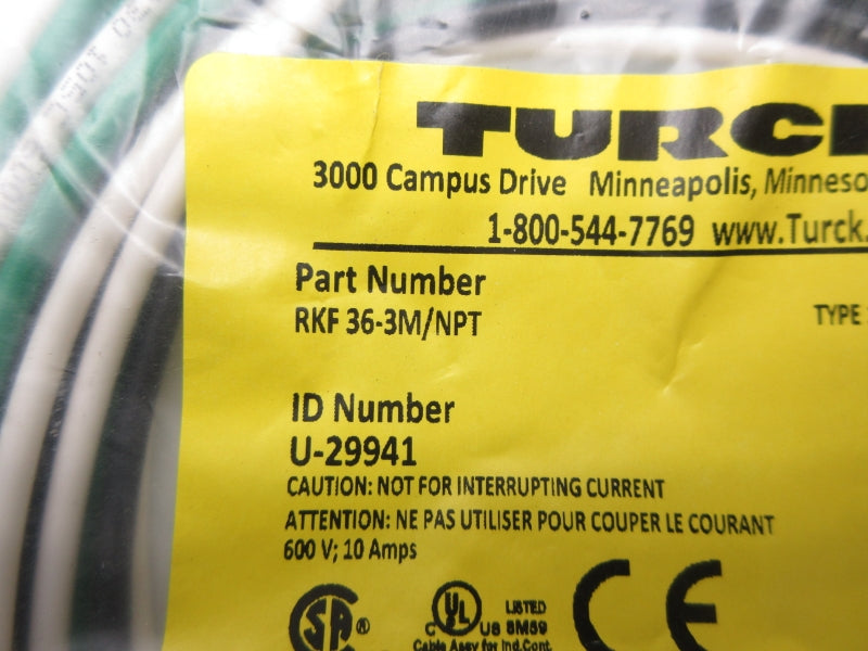 TURCK RKF36-3M/NPT NSMP