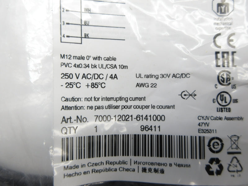 MURR ELEKTRONIK 7000-12021-6141000 250VAC 4A NSMP