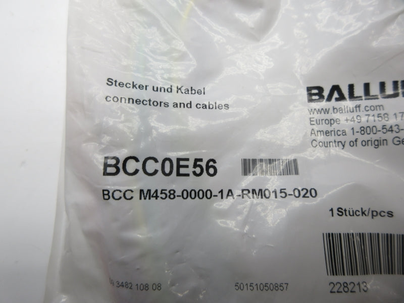BALLUFF BCC0E56 BCCM458-0000-1A-RM015-020 NSMP