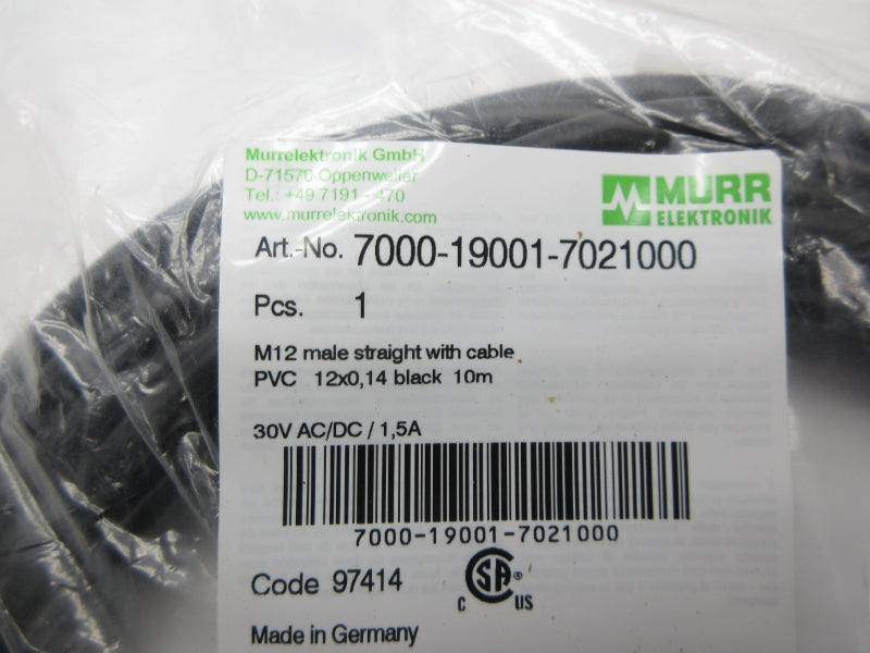 MURR ELEKTRONIK 7000-19001-7021000 30VAC 1,5A NSMP