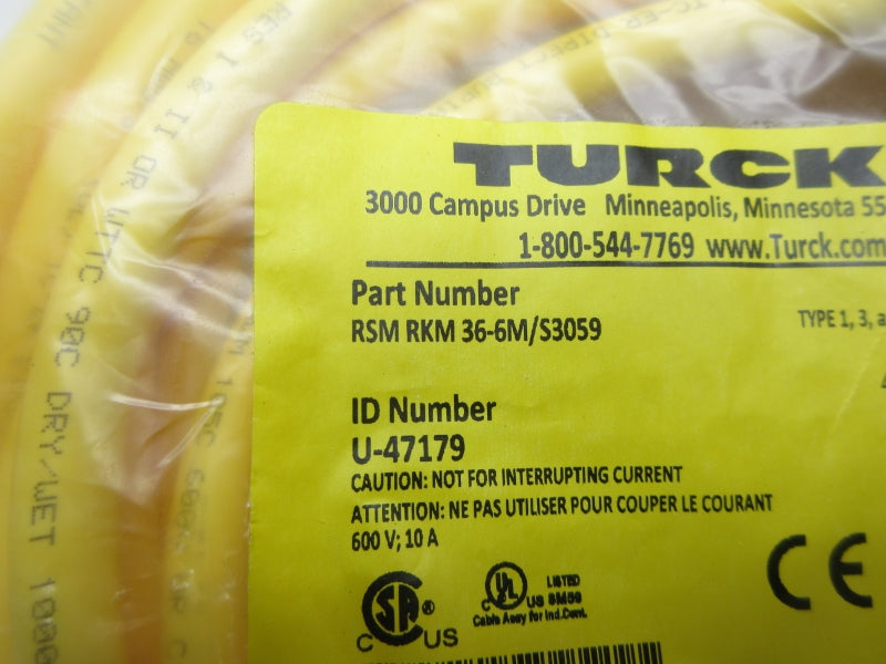 TURCK RSMRKM36-6M/S3059 NSMP