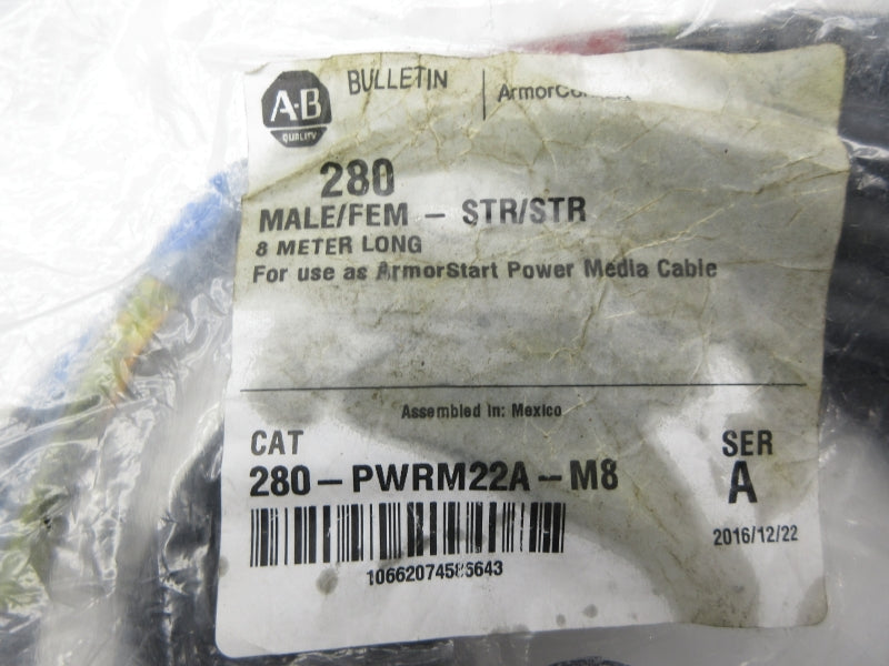 ALLEN BRADLEY 280-PWRM22A-M8 SER. A NSMP
