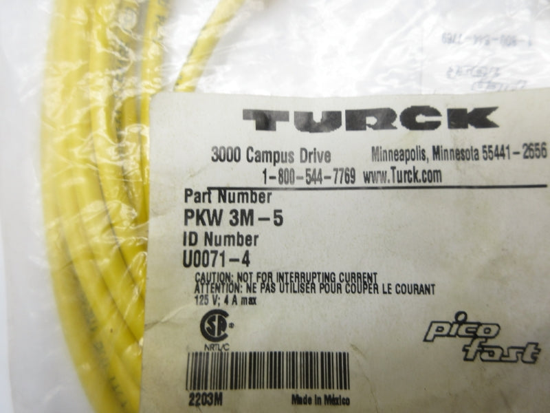 TURCK PKW3M-5 NSMP