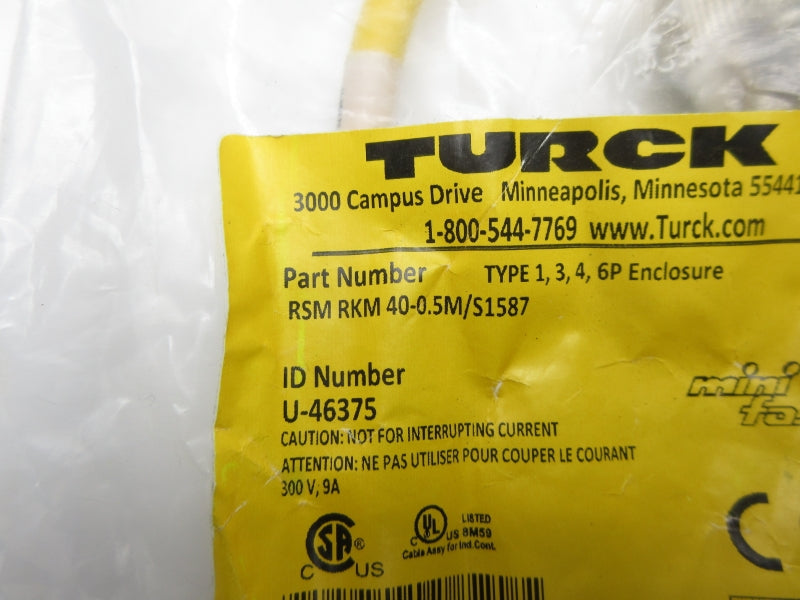 TURCK RSMRKM40-0.5M/S1587 NSMP