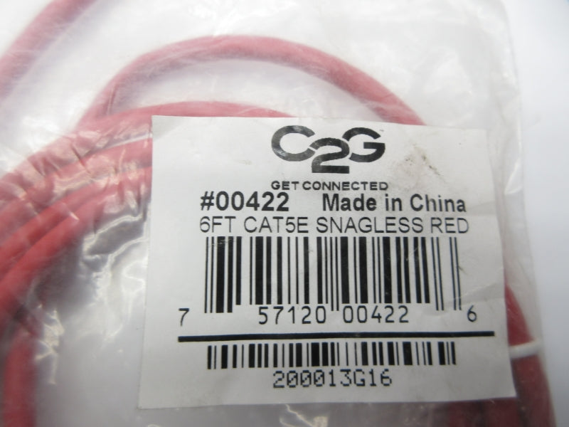 C2G CAT5E 00422 6FT NSMP