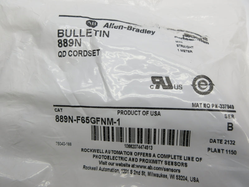 ALLEN BRADLEY 889N-F65GFNM-1 SER. B NSMP