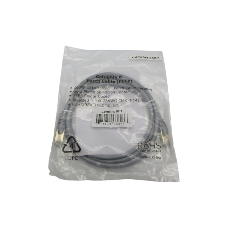 CABLE CAT6SM-05GY NSMP