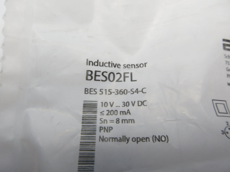 BALLUFF BES02FL BES515-360-S4-C 10-30VDC NSMP