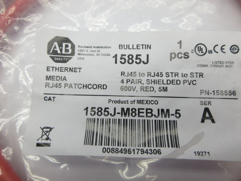 ALLEN BRADLEY 1585J-M8EBJM-5 SER. A 600V NSMP