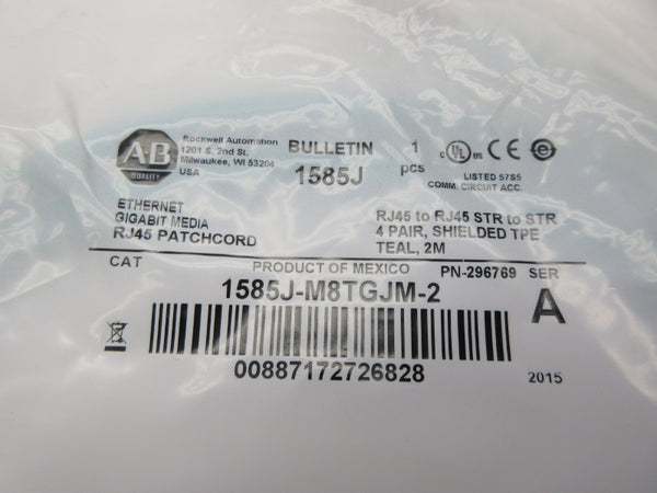 ALLEN BRADLEY 1585J-M8TGJM-2 SER. A NSMP