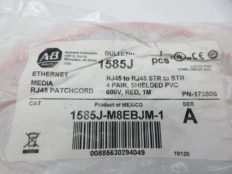 ALLEN BRADLEY 1585J-M8EBJM-1 SER. A 600V NSMP
