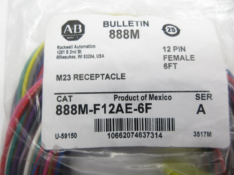 ALLEN BRADLEY 888M-F12AE-6F SER. A NSMP