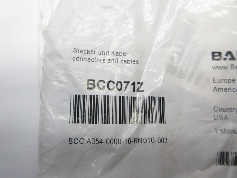 BALLUFF BCC071Z BCCA354-0000-10-RN010-003 NSMP
