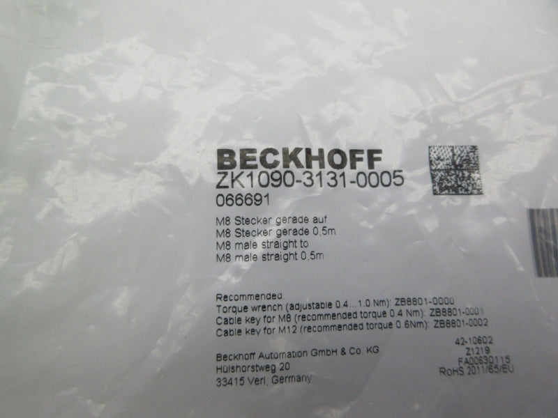 BECKHOFF ZK1090-3131-0005 NSMP