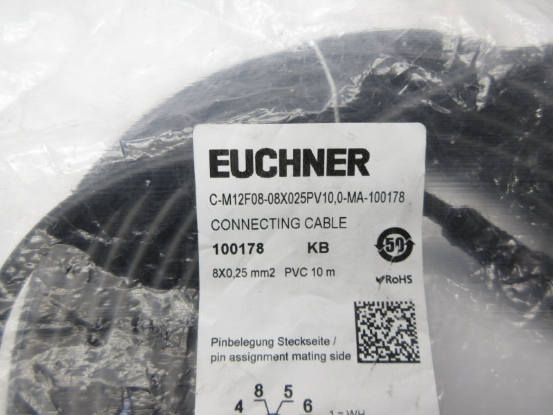 EUCHNER C-M12F08-08X025PV10,0-MA-100178 100178 NSMP