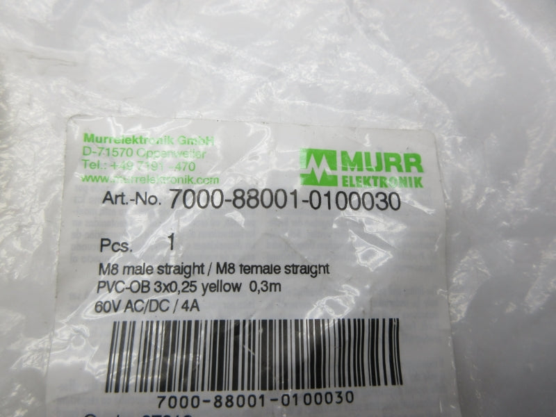 MURR ELEKTRONIK 7000-88001-0100030 60VAC/DC 4A NSMP