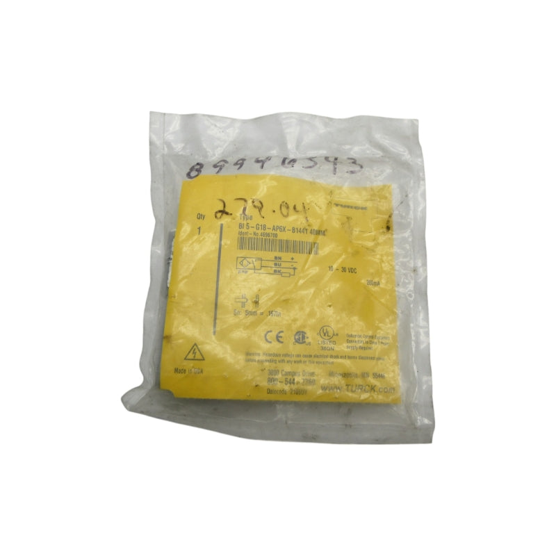 TURCK BI5-G18-AP6X-B1441-40MM 4696700 10-30VDC NSMP