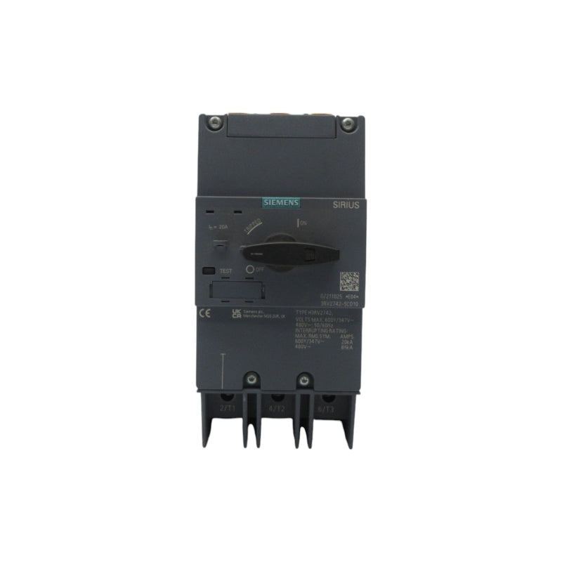 SIEMENS 3RV2742-5CD10 480V 20A NSNP