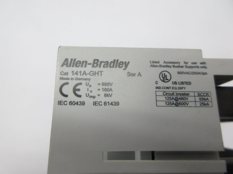 ALLEN BRADLEY 141A-GHT SER. A 600V 125A NSNP