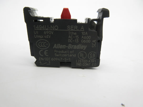 ALLEN BRADLEY 1494U-NO SER. A 690V 10A NSNP