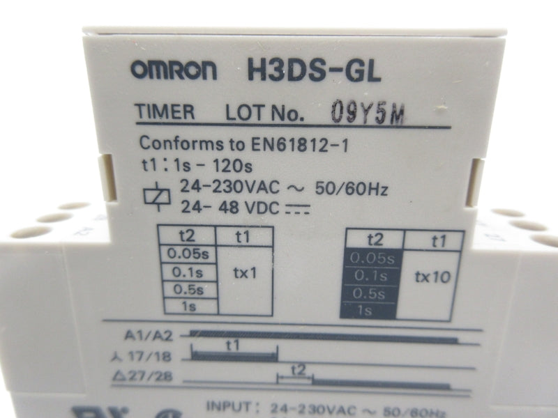 OMRON H3DS-GL 24-230VAC 1S-120S NSNP