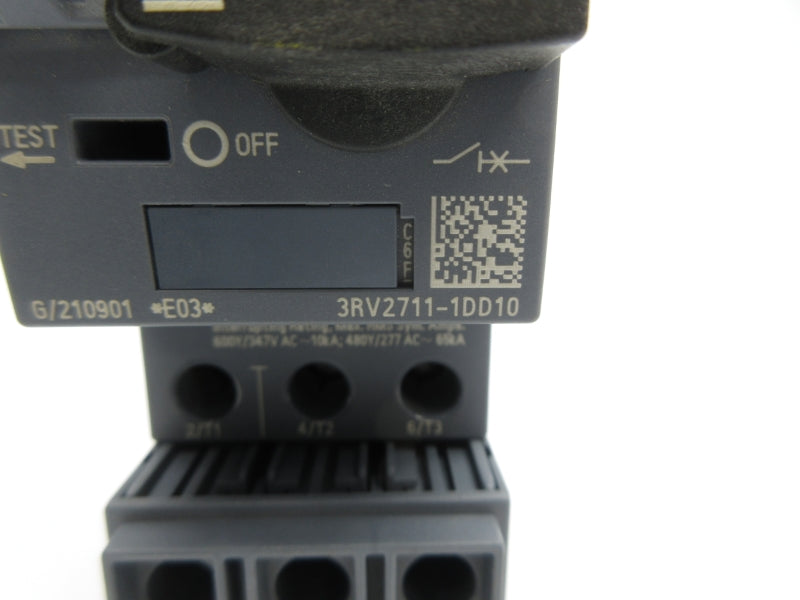 SIEMENS 3RV2711-1DD10 277/347VAC 3.2A NSNP