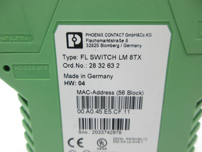 PHOENIX CONTACT FLSWITCHLM8TX 2832632 NSNP