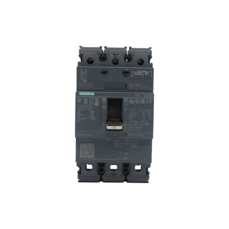 SIEMENS 3VA5195-6ED31-0AA0 240/480V 15A NSNP