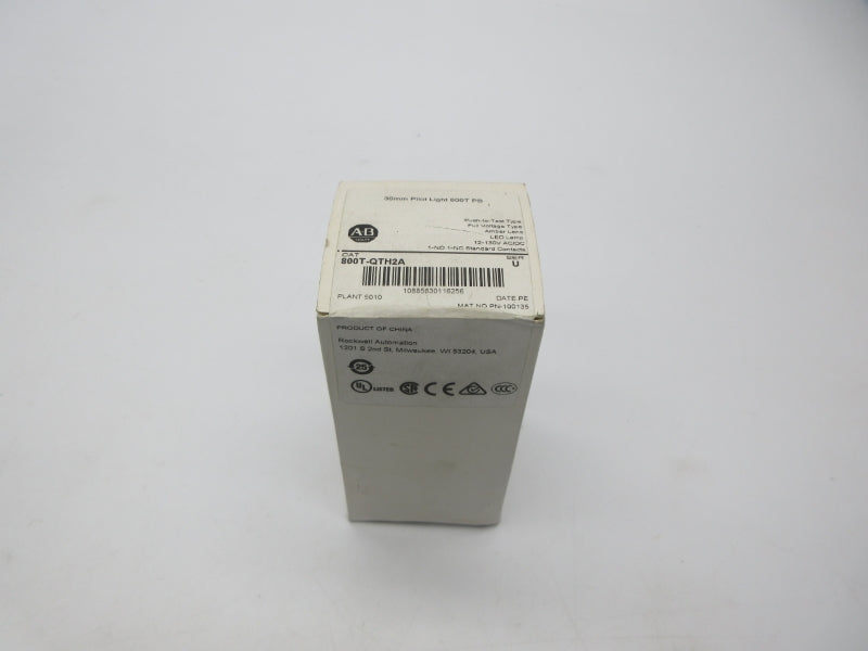 ALLEN BRADLEY 800T-QTH2A SER. U 12-130VAC (WH) NSFS