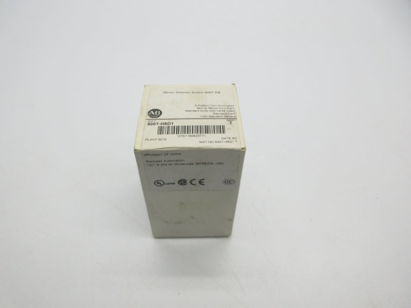 ALLEN BRADLEY 800T-H5D1 SER. T (WH) NSFS