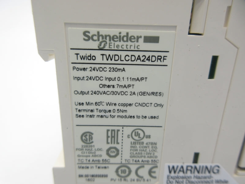 SCHNEIDER ELECTRIC TWDLCDA24DRF 24VDC NSNP