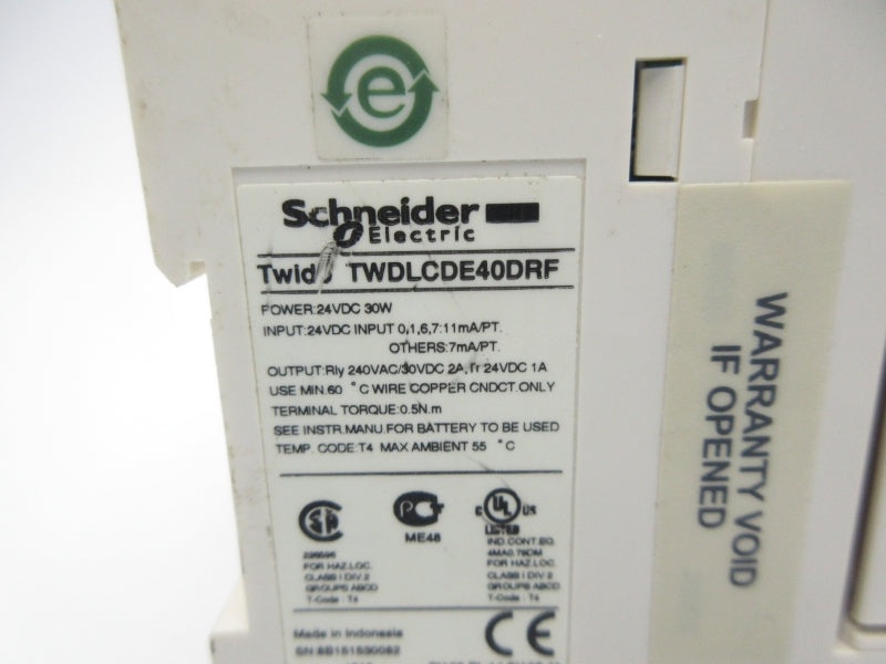 SCHNEIDER ELECTRIC TWDLCDE40DRF 24VDC NSNP