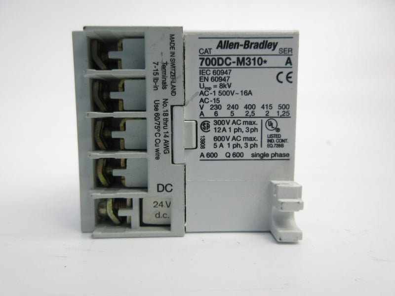 ALLEN BRADLEY 700DC-M310Z24 SER. A 24VDC NSNP