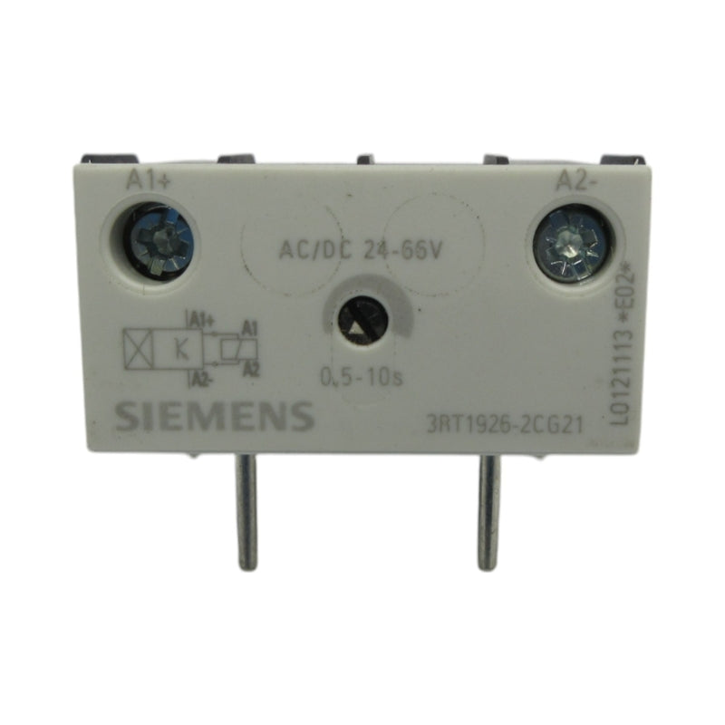 SIEMENS 3RT1926-2CG21 24-66VAC/DC 0.5-10S NSNP