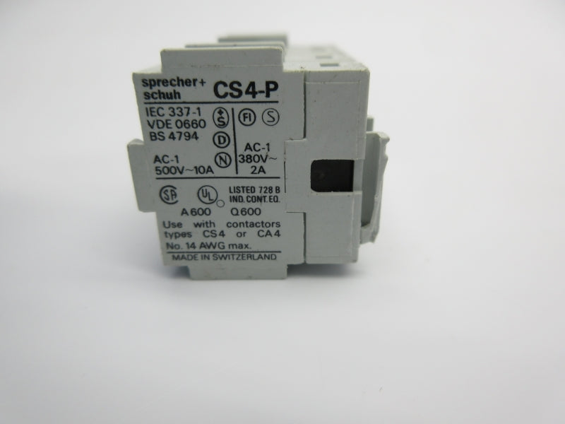 SPRECHER+SCHUH CS4-P22 500V 10A NSNP