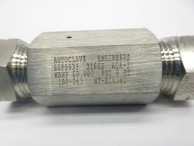 AUTOCLAVE ENGINEERS 60F9933 60000PSI NSNP
