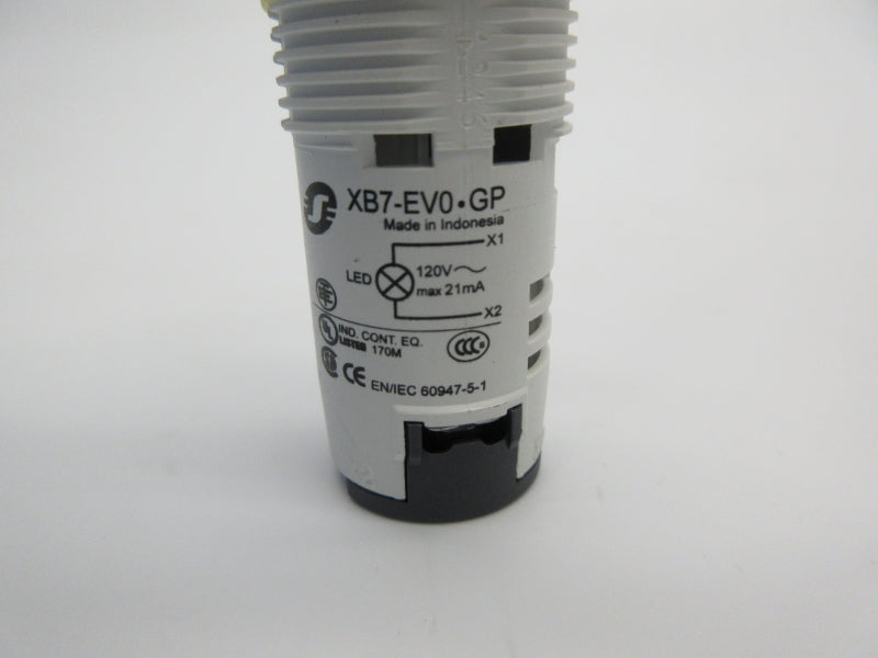 SCHNEIDER ELECTRIC XB7-EV0-GPR 120V NSNP