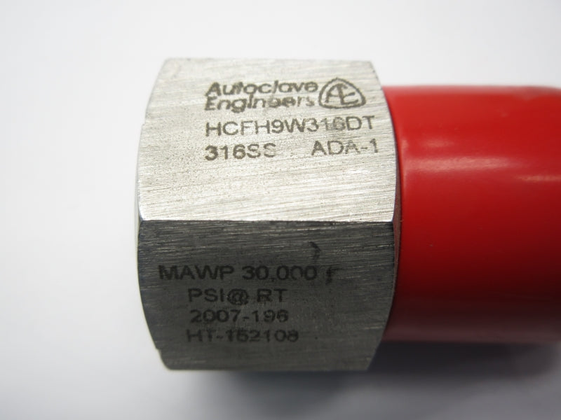 AUTOCLAVE ENGINEERS HCFH9W316DT ADA-1 NSNP