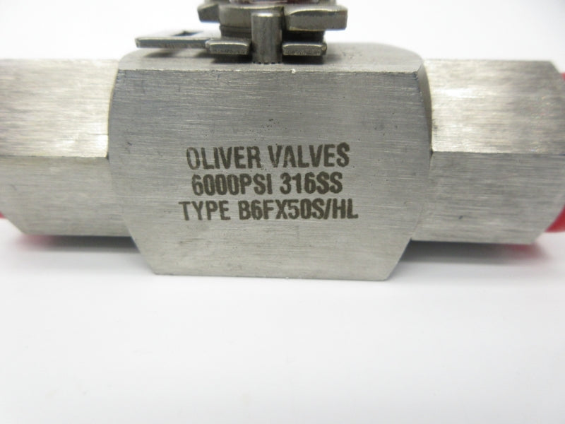 OLIVER VALVES B6FX50S/HL 6000PSI NSNP