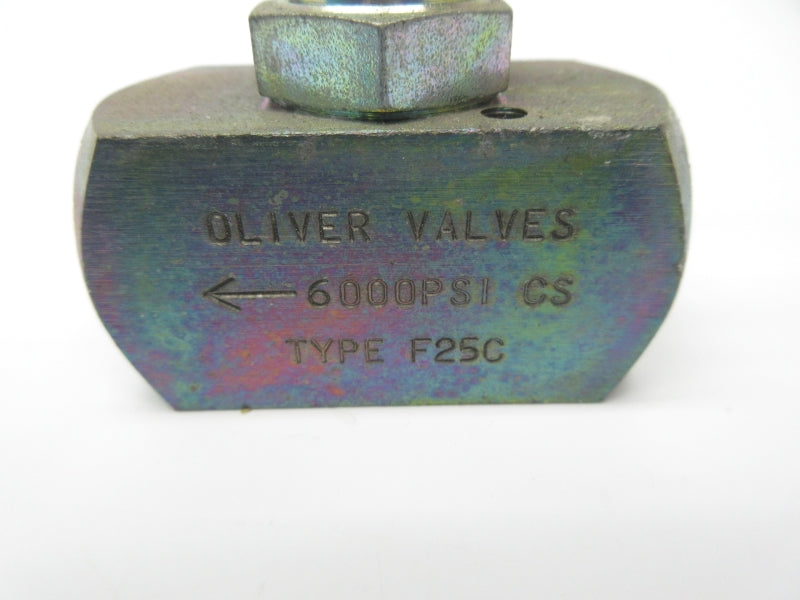 OLIVER VALVES F25C 6000PSI NSNP
