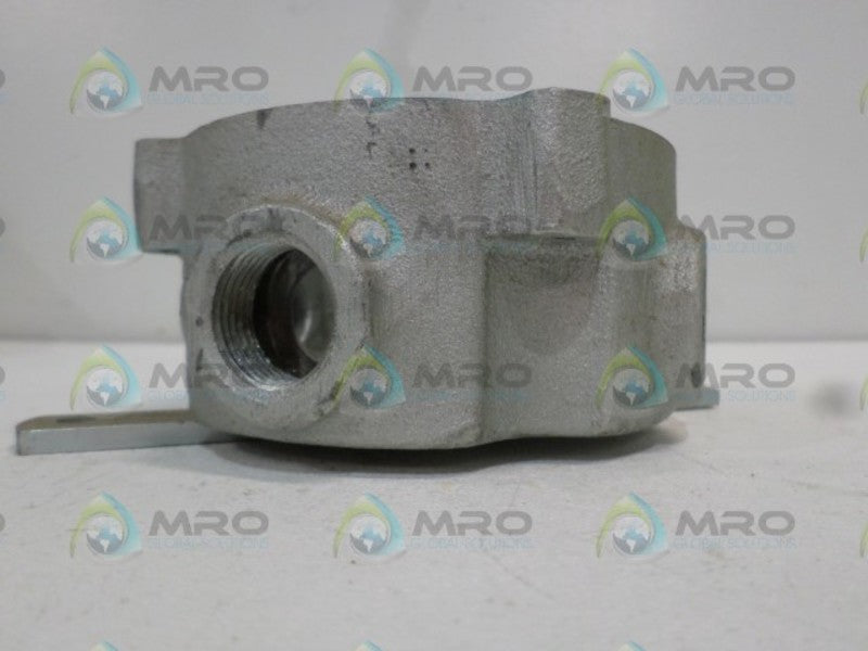 CROUSE-HINDS GS12 EXPLOSION PROOF OUTLET BOX UNMP